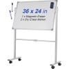 imageVEVOR Dry Erase Calendar for Wall 36 x 24 Inches Whiteboard Calendar Monthly Planner Magnetic Dry Erase Board 1 Magnetic Erase ampamp 2 Dry Erase Marker ampamp Movable Tray for Restaurant Office Home Schoolrolling whiteboard