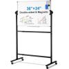 imageVEVOR Dry Erase Calendar for Wall 36 x 24 Inches Whiteboard Calendar Monthly Planner Magnetic Dry Erase Board 1 Magnetic Erase ampamp 2 Dry Erase Marker ampamp Movable Tray for Restaurant Office Home Schoolrolling whiteboard