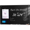 imageVEVOR Dry Erase Calendar for Wall 36 x 24 Inches Whiteboard Calendar Monthly Planner Magnetic Dry Erase Board 1 Magnetic Erase ampamp 2 Dry Erase Marker ampamp Movable Tray for Restaurant Office Home Schoolglass whiteboard