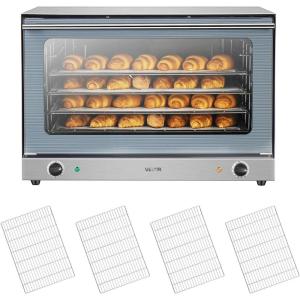 imageVEVOR Commercial Convection Oven 424 cuft Conventional Countertop Oven for FullSize Pans Electric Convection Ovens with 4 Racks 360 Hot Air Circulation for Bakery Restaurant ampamp Pizza Shop5Tier 120L