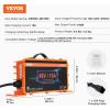 imageVEVOR 48 Volt Golf Cart Battery Charger 15 AMP Smart Battery Charger with RXV Plug Compatible with LeadAcid AGMGELEFB MF Flooded NMC LiFePO4 Batteries for EZGO TXT IP67 Waterproof ETL Certified48V 15A For G29 Plug
