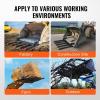 imageVEVOR Clamp on Debris Forks to 48quot Bucket 2600 lbs Capacity Heavy Duty Clamp on Pallet Forks Bucket Attachments Fit for Loader Bucket Skidsteer Tractor to Clean up Fallen Limbs Debris or Yard Wwaste48in Forks