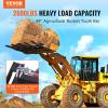 imageVEVOR Clamp on Debris Forks to 48quot Bucket 2600 lbs Capacity Heavy Duty Clamp on Pallet Forks Bucket Attachments Fit for Loader Bucket Skidsteer Tractor to Clean up Fallen Limbs Debris or Yard Wwaste48in Forks