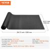 imageVEVOR Garage Floor Mats 2 Rolls x 17 x 36 Ft PVC Garage Flooring Roll NonSlip Diamond Texture 12314 sqft Covering Space Black Garage Mats for Under Cars Garage Industry Gym