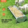 imageVEVOR Livestock Feeding Trough 22 Gallon Capacity 45quot Hay Feeder Heavy Duty Steel Livestock Trough Galvanized Steel Sheep Feeder Trough Feeding up to 10 Goats for Horse Sheep Hog Farm Sheds Pen1 PCS
