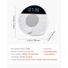 imageVEVOR Sound Machine 18 Soothing Sleep Sounds and 7Color Night Light 5in1 White Noise Sound Machine with Dual Alarms AutoOff Timer and Memory Function for Baby Adults Home Office ampamp Travel