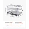 imageVEVOR 3Tier Commercial Food Warmer Display 1400W Food Display Warmer with LED Light Top Storage and Adjustable Shelves 86185 Steam Heating 105L for Hamburger Pizza Bread Fried Chicken2Tier51QT