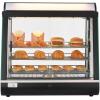 imageVEVOR 3Tier Commercial Food Warmer Display 1400W Food Display Warmer with LED Light Top Storage and Adjustable Shelves 86185 Steam Heating 105L for Hamburger Pizza Bread Fried Chicken3Tier79QT