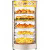 imageVEVOR 3Tier Commercial Food Warmer Display 1400W Food Display Warmer with LED Light Top Storage and Adjustable Shelves 86185 Steam Heating 105L for Hamburger Pizza Bread Fried Chicken5Tier63QT