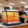 imageVEVOR 3Tier Commercial Food Warmer Display 1400W Food Display Warmer with LED Light Top Storage and Adjustable Shelves 86185 Steam Heating 105L for Hamburger Pizza Bread Fried Chicken3Tier79QT