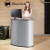 imageVEVOR Portable Tradeshow Podium Table 3543quot x 1929quot x 3701quot Display Exhibition Counter Stand Booth Fair with Wall Foldable Promotion Retail Bar Table Pop Up Podium Counter with Carrying BagBlackSilver