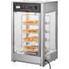 imageHappybuy 14quot Pizza Warmer Display 4Tier Rotary Steam Heating Temp Control 86185 25W Oven Light  LED Commercial Food Warmer for Pizza Shop Restaurant