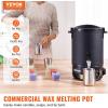 imageVEVOR 5 Liter Wax Melter for Candle Making Large Electric Wax Melting Pot Easy Pour Spout 4Level Temperature Control Easy Clean for Candle Soap Cream Beauty Bulk Production Business or HomeWax Melter 65 L