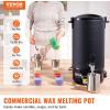 imageVEVOR 5 Liter Wax Melter for Candle Making Large Electric Wax Melting Pot Easy Pour Spout 4Level Temperature Control Easy Clean for Candle Soap Cream Beauty Bulk Production Business or HomeWax Melter 10 L