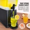imageVEVOR Beverage Dispenser 3 Gallon x 2 Drink Dispensers for Parties Plastic Juice Dispenser with Stand Spigot Lid Iced Tea Lemonade Juice Water Dispenser for Restaurants Hotels Parties3Gal 1Pack