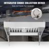 imageVEVOR Commercial Exhaust Hood 6FT Food Truck Hood Exhaust 201 Stainless Steel Concession Trailer Hood with 3 Detachable Ushaped Grid Oil Filter Mesh Rust Resistant Vent Hood for Kitchen Restaurant4FT