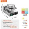 imageVEVOR Commercial Waffle Stick Maker 6PCS 1500W Waffle Baker Machine NonStick Stainless Steel Corn Hot Dog Waffle Iron with Temp and Time Control Handle for Restaurant Bakery Snack Bar FamilyWaffle Maker