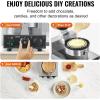 imageVEVOR Commercial Waffle Stick Maker 6PCS 1500W Waffle Baker Machine NonStick Stainless Steel Corn Hot Dog Waffle Iron with Temp and Time Control Handle for Restaurant Bakery Snack Bar FamilyWaffle Maker