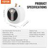 imageVEVOR Electric MiniTank Water Heater 4Gallon Tank 1440W Hot Water Boiler Storage Safety Temperature Pressure Valve Easy Install for Kichen Bathroom Restaurant Shelf Wall Mounted25gal Upgraded Panel