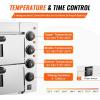 imageVEVOR Electric Pizza Oven 18Inch Commercial Pizza Ovens 842F Max Temp 1740W Large Pizza Oven Countertop with Temp ampamp Time Control Built in Thermometer Indoor Pizza Maker for Restaurant Home Use16Inch Dual Layer