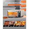 imageVEVOR Electric Pizza Oven 18Inch Commercial Pizza Ovens 842F Max Temp 1740W Large Pizza Oven Countertop with Temp ampamp Time Control Built in Thermometer Indoor Pizza Maker for Restaurant Home Use18Inch Single Layer