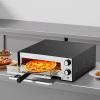 imageVEVOR Electric Pizza Oven 18Inch Commercial Pizza Ovens 842F Max Temp 1740W Large Pizza Oven Countertop with Temp ampamp Time Control Built in Thermometer Indoor Pizza Maker for Restaurant Home Use12Inch Single Layer
