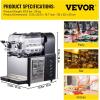 imageVEVOR Slushie Machine 3L08Gallons Slushy Machine for Home 290W Slushy Maker Slushy Machine for Frozen Drinks Automatic Clean Slushie Machine for Home Supermarkets Cafes Restaurants3L2
