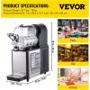 imageVEVOR Slushie Machine 3L08Gallons Slushy Machine for Home 290W Slushy Maker Slushy Machine for Frozen Drinks Automatic Clean Slushie Machine for Home Supermarkets Cafes Restaurants3L1
