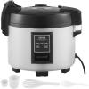 imageVEVOR Commercial Rice Cooker 60Cup Rice Cooker 1374 Qt  13 Liter Large Rice Cooker and Warmer with Nonstick Inner Pot Fast Cooking and 12Hour Keep Warm with Rice Cup and Paddle for Restaurant45 Cups  9 L