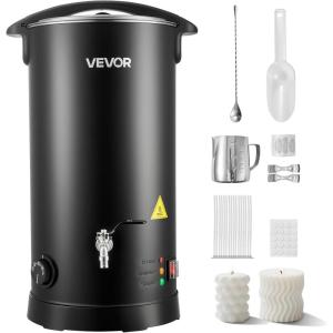 imageVEVOR 5 Liter Wax Melter for Candle Making Large Electric Wax Melting Pot Easy Pour Spout 4Level Temperature Control Easy Clean for Candle Soap Cream Beauty Bulk Production Business or HomeWax Melter 15 L