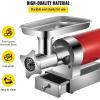 imageVEVOR 661 LbsHour1100 W Machine 15 HP Electric Mincer with 2 Grinding Plates Sausage Kit Set Meat Grinder Heavy Duty Home Kitchen ampamp Commercial Use Red 1100 W1100W661LB