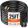imageVEVOR Welder Extension Cord 30Amp 25ft 250V Welding Power Cord with NEMA 650 Plug 10 Gauge 3 Prong for MIG Lincoln Plasma Miller TIG25 ft