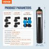 imageVEVOR Whole House Salt Free Descaler Water Filter for City Water 600000 Gallon Whole House Water Descaler for All Kinds of Plumbing Pipes 1quot NPT ampamp 34quot NPT for 23 Person Family1100 000 Gallons