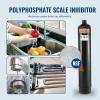 imageVEVOR Whole House Salt Free Descaler Water Filter for City Water 600000 Gallon Whole House Water Descaler for All Kinds of Plumbing Pipes 1quot NPT ampamp 34quot NPT for 23 Person Family1100 000 Gallons