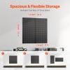 imageVEVOR Metal Pegboard Panels 24quot x 12quot Pegboard 2 Panels Heavy Duty Steel Peg Board Wall Organizer for Living Room Garage Tool Storage Workbench Office Organization Craft Room Kitchen Home Black24 x 24