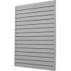 imageVEVOR Slat Wall Paneling 4 x 4 ft PVC Garage Slatwall with Modular Design White Slat Wall EasytoInstall Adjustable Slatwall Panel with Coupling Structure ampamp DIY Cutting Fits for Storage ampamp DisplayGray
