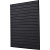 imageVEVOR Slat Wall Paneling 4 x 4 ft PVC Garage Slatwall with Modular Design White Slat Wall EasytoInstall Adjustable Slatwall Panel with Coupling Structure ampamp DIY Cutting Fits for Storage ampamp DisplayBlack