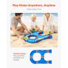 imageVEVOR Water Table for Toddlers Kids Activity Play Waterway Outdoor Summer Water Park Playset with 39PCS Accessories for Backyard Lawn Beach Activity Sensory Play Table for 3 Years Boys GirlsWaterway Playset