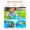 imageVEVOR Water Table for Toddlers Kids Activity Play Waterway Outdoor Summer Water Park Playset with 39PCS Accessories for Backyard Lawn Beach Activity Sensory Play Table for 3 Years Boys GirlsFish Water Playset