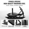 imageVEVOR Weight Training Pull Sled Fitness Strength Speed Training Sled with Handle Steel Power Sled Workout Equipment for Athletic Exercise ampamp Speed Improvement Suitable for 1quotampamp2quot Weight Plate Black