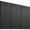 imageVEVOR Metal Pegboard Panels 24quot x 12quot Pegboard 2 Panels Heavy Duty Steel Peg Board Wall Organizer for Living Room Garage Tool Storage Workbench Office Organization Craft Room Kitchen Home Black36 x 24