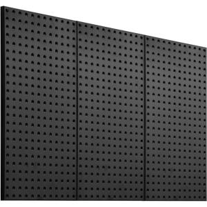 imageVEVOR Metal Pegboard Panels 24quot x 12quot Pegboard 2 Panels Heavy Duty Steel Peg Board Wall Organizer for Living Room Garage Tool Storage Workbench Office Organization Craft Room Kitchen Home Black36 x 24