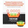 imageVEVOR 6Piece Torpedo Level 784832241610 Inch Box Levels Set Bubble Vials Ruler for 4590180 Degree ShockProof Aluminum Alloy Magnetic Leveler Tool SAEMetric ScaleOnly 10inch has magnetMagnetic