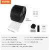 imageVEVOR 8in x 98ft Solar Panel Bird Guard PVC Coated Wire Mesh Roll Kit with 100pcs FastenersCritter FencePigeon Proofing Black8in x 98ft with 100pcs Fasteners  50pcs Tie Wires