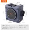 imageVEVOR Air Scrubber with 3Stage Filtration Stackable Negative Air Machine 550 CFM Air Cleaner with MERV10 Carbon H13 HEPA for Home Industrial and Commercial Use550CFM