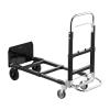 imageVEVOR Aluminum Truck 2 in 1 800 lbs Load Capacity Heavy Duty Industrial Convertible Folding Hand Truck and Dolly Utility Cart Converts from Hand Truck to Platform Cart with Rubber Wheels500LBS  2 in 1