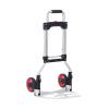 imageVEVOR Aluminum Truck 2 in 1 800 lbs Load Capacity Heavy Duty Industrial Convertible Folding Hand Truck and Dolly Utility Cart Converts from Hand Truck to Platform Cart with Rubber WheelsPortable  175LBS