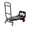 imageVEVOR Aluminum Truck 2 in 1 800 lbs Load Capacity Heavy Duty Industrial Convertible Folding Hand Truck and Dolly Utility Cart Converts from Hand Truck to Platform Cart with Rubber Wheels300LBS  2 in 1