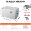 imageVEVOR Commercial Grease Trap 40 LBS Grease Interceptor Side Inlet Interceptor Under Sink Stainless Steel Grease Trap 10 GPM Waste Water Oilwater Separator for Restaurant Canteen Home KitchenSide Inlet