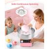 imageVEVOR Cotton Candy Machine Commercial 1000W Electric Candy Floss Maker Easy Use with 15 inch Stainless Steel Bowl and Sugar Scoop Makes Hard Candy for Home Kids Birthday Family Party Pink